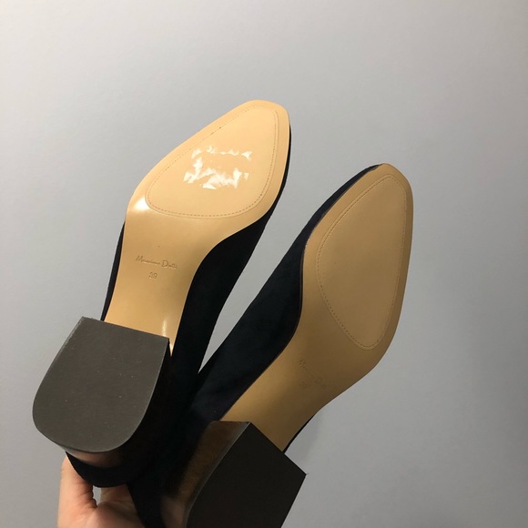 Navy blue massimo Dutti shoes - Picture 7 of 8